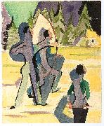 Archer - Watercolour, Ernst Ludwig Kirchner